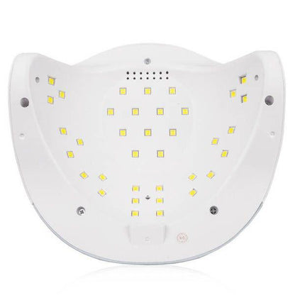 Професійна LED-лампа для полімерізації гелю SUN BQ-V5 MACAROON LED/UV Pink 120W
