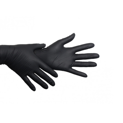 Рукавички нітрілові (чорні) SafeTouch Advanced Black MEDICOM 3,5 г 100шт L