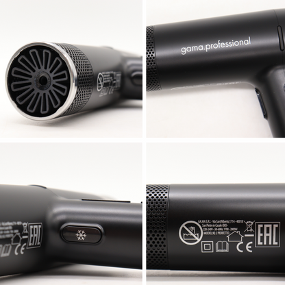 Професійний фен GAMA iQ2 Black OXI-Active (PH6075BK)