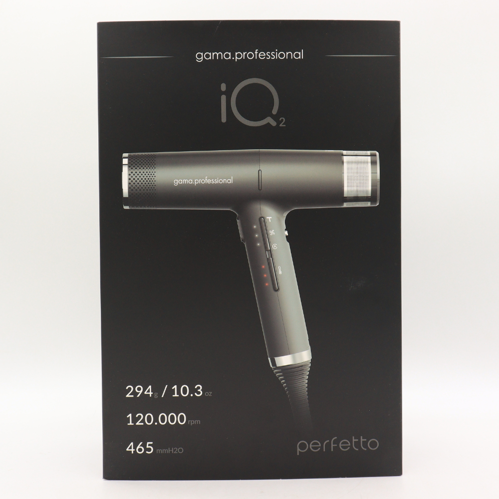 Професійний фен GAMA iQ2 Black OXI-Active (PH6075BK)