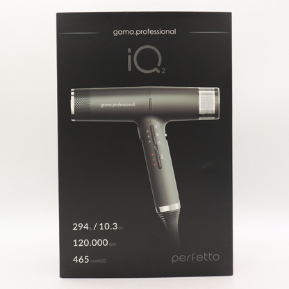 Професійний фен GAMA iQ2 Black OXI-Active (PH6075BK)