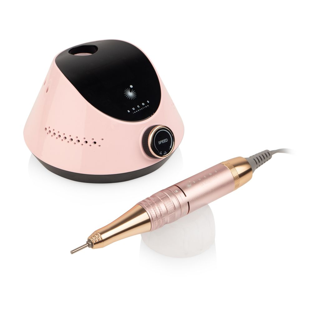 Фрезер для манікюру Bucos Nail Drill X2 Pro Blush Pink 65W/35000 об.