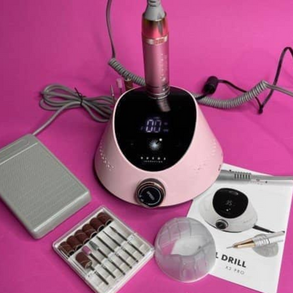 Фрезер для манікюру Bucos Nail Drill X2 Pro Blush Pink 65W/35000 об.