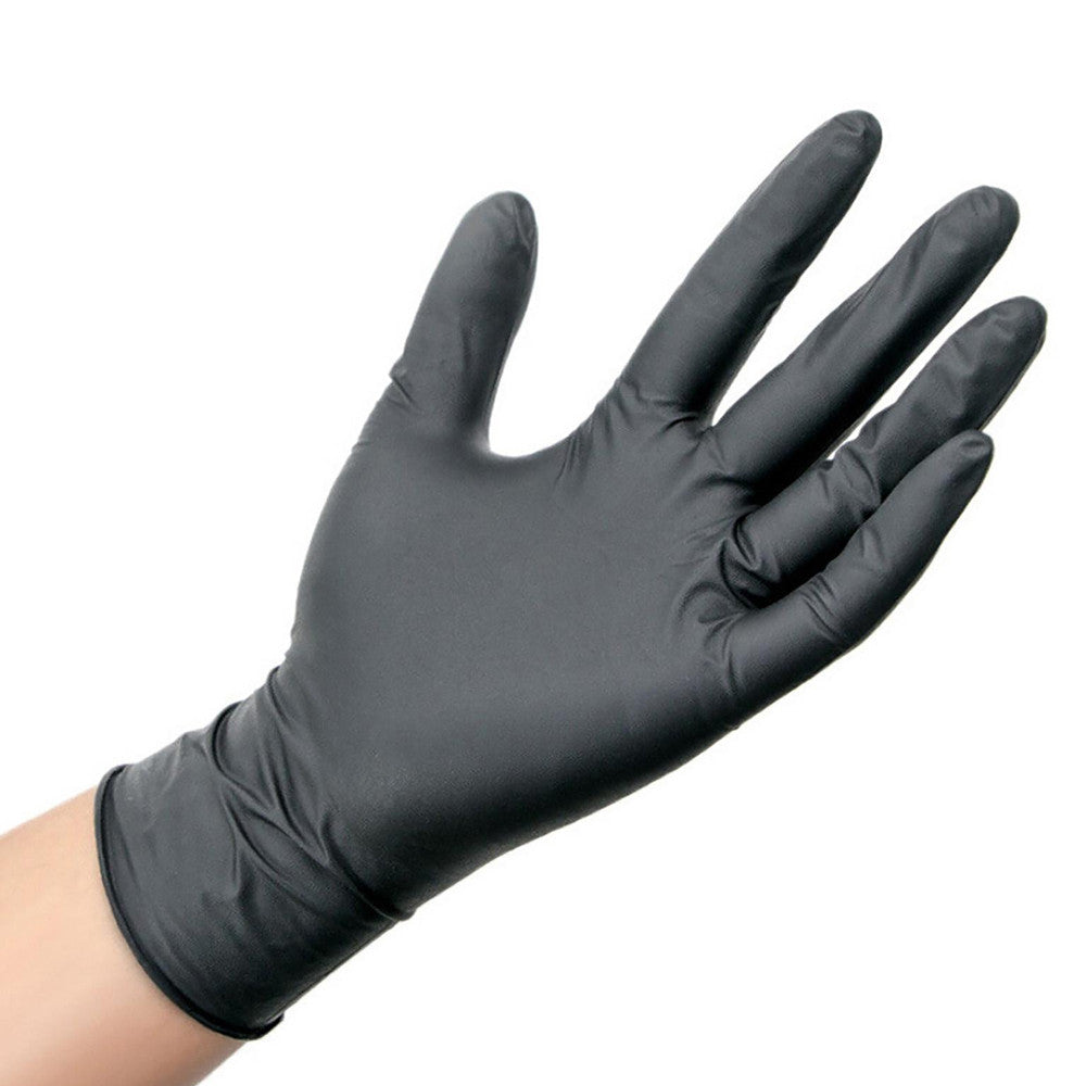 Нітрилові рукавички - Nitrylex®, щільність 4,2 г. - PF Black - Чорні (100 шт), розмір М