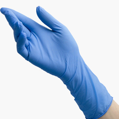 Рукавички нітрилові Mercator Medical Nitrylex Basic Сині, розмір S,(3.1 гр), 100 шт