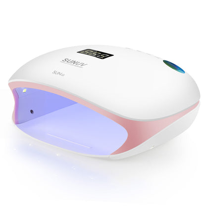 Професійна LED-лампа для полімерізації гелю SUN 4S (2 в 1) LED/UV White/Pink Original 48W