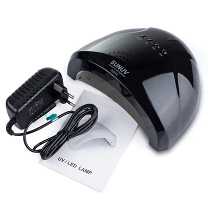 Професійна оригінальна LED-лампа для полімерізації гелю SUNUV 1 LED/UV Black Original 48W