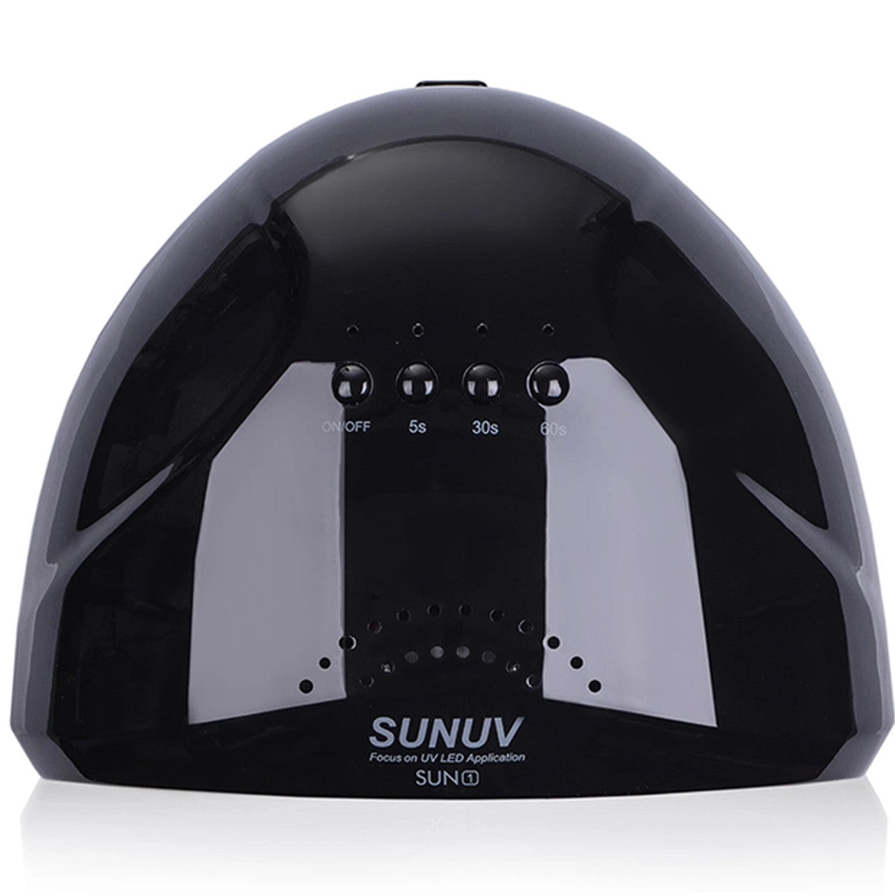 Професійна оригінальна LED-лампа для полімерізації гелю SUNUV 1 LED/UV Black Original 48W
