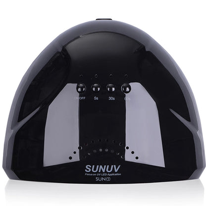 Професійна оригінальна LED-лампа для полімерізації гелю SUNUV 1 LED/UV Black Original 48W