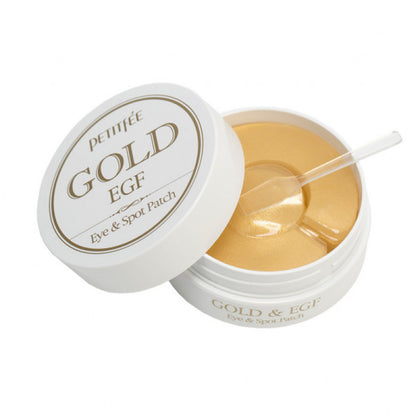 Патчі гідрогелеві під очі Petitfee Gold & EGF Eye & Sport 60 шт + 30 точкових