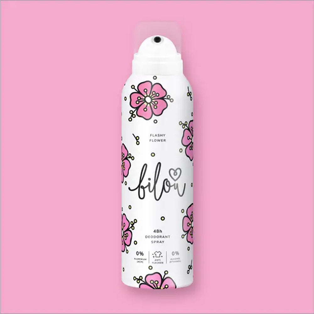 Дезодорант-спрей Bilou Deodorant Spray Flashy Flower, 150 мл