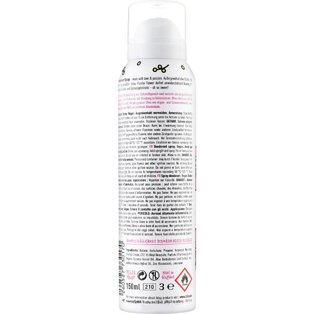 Дезодорант-спрей Bilou Deodorant Spray Flashy Flower, 150 мл