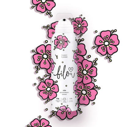 Дезодорант-спрей Bilou Deodorant Spray Flashy Flower, 150 мл