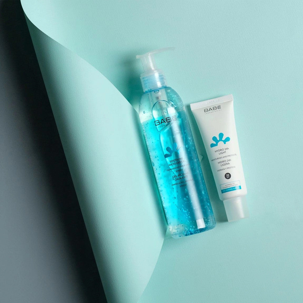 Міцелярний гель для делікатного очищення шкіри обличчя Babe Laboratorios Soothing Miccelar Gel, 245 мл