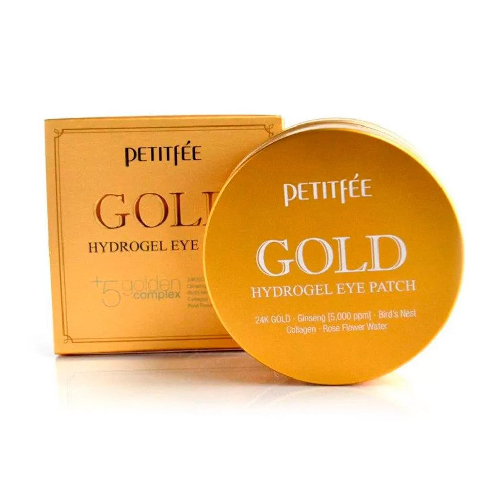 Патчі гідрогелеві під очі з золотим комплексом +5 Petitfee Gold  60 шт