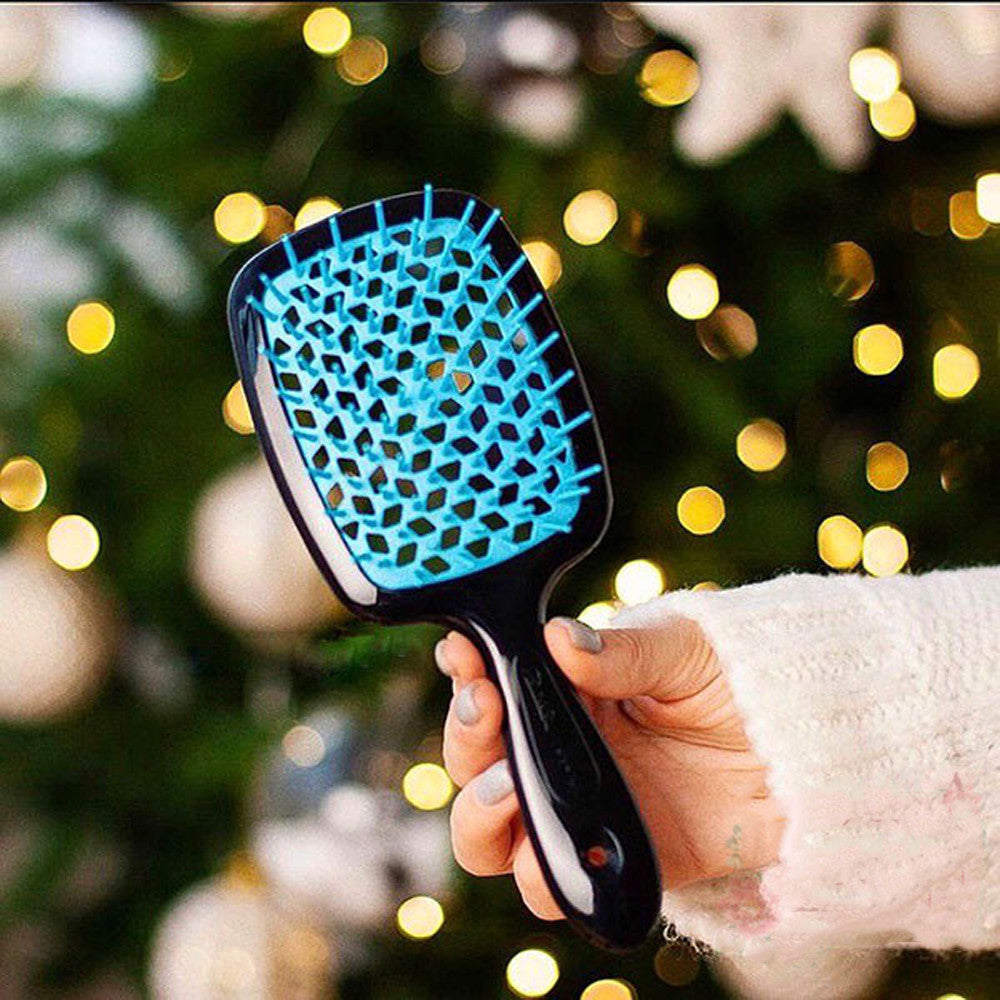 Щітка Janeke Superbrush чорна (синя серединка)