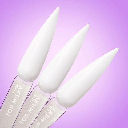 Топ для гель-лаку DNKa Cover Base Top Milky, 12 мл