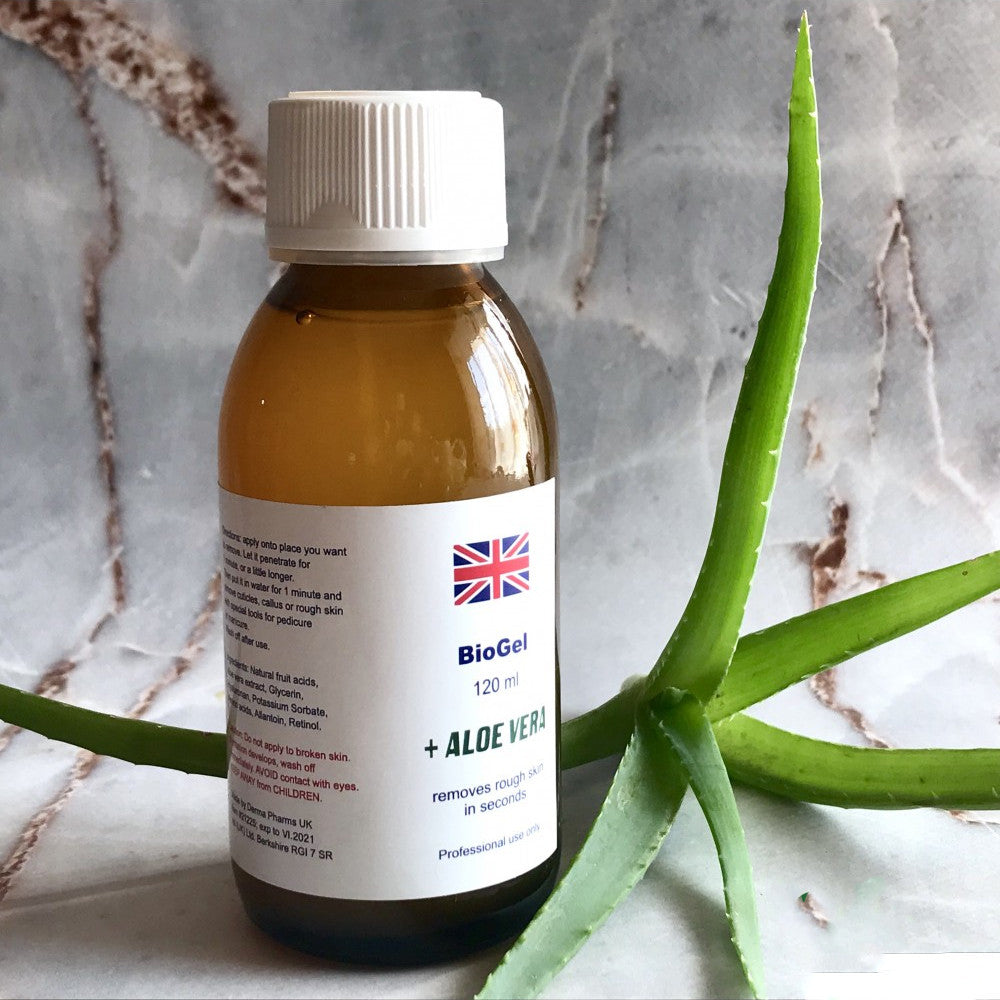 Callus Remover засіб для педикюру Bio Gel Aloe Vera, 120 мл