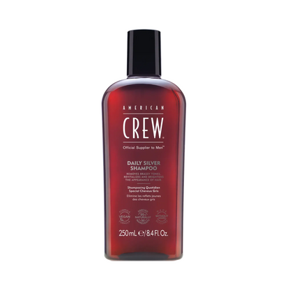 Шампунь для блонду та сивого волосся Daily Silver Shampoo American Crew 250 мл