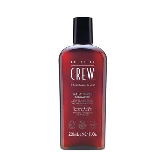 Шампунь для блонду та сивого волосся Daily Silver Shampoo American Crew 250 мл