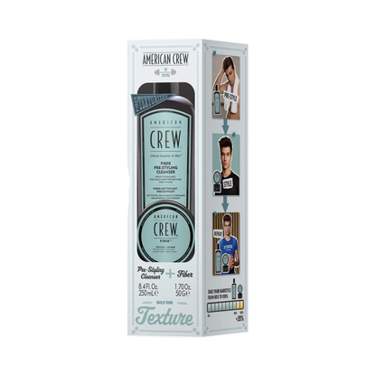 Набір подарунковий Fiber Texture Styling Duo Set American Crew 250 мл+50 г