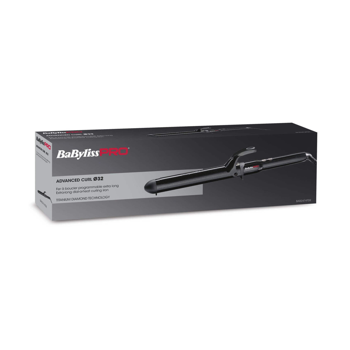 Плойка Titanium Diamond BaByliss Pro BAB2474TDE 32 мм