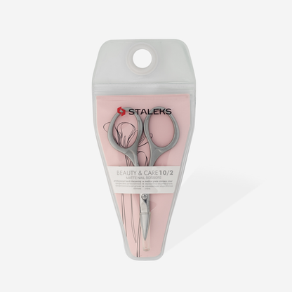 Ножиці для нігтів матові BEAUTY & CARE 10 TYPE 2 Staleks
