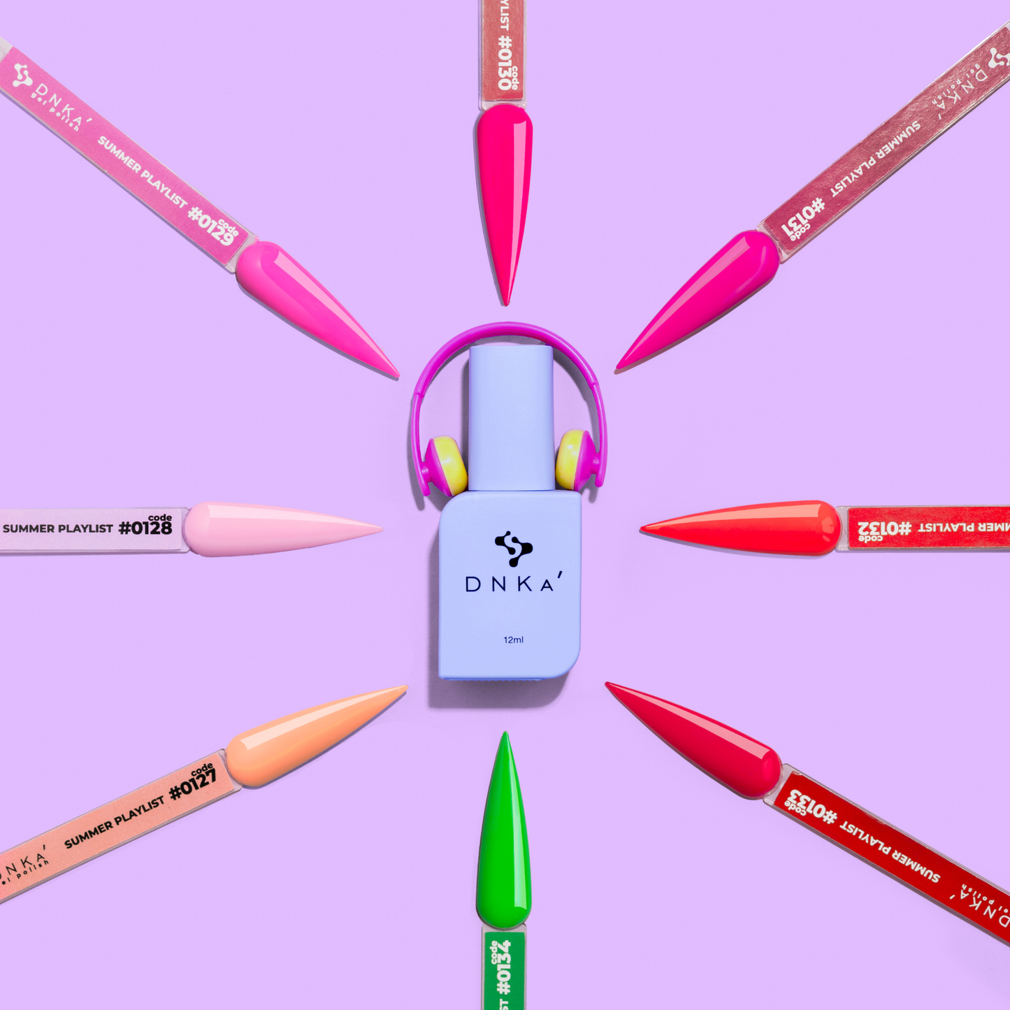 Гель-лак Gel Polish Summer Playlist DNKa №0127 12 мл