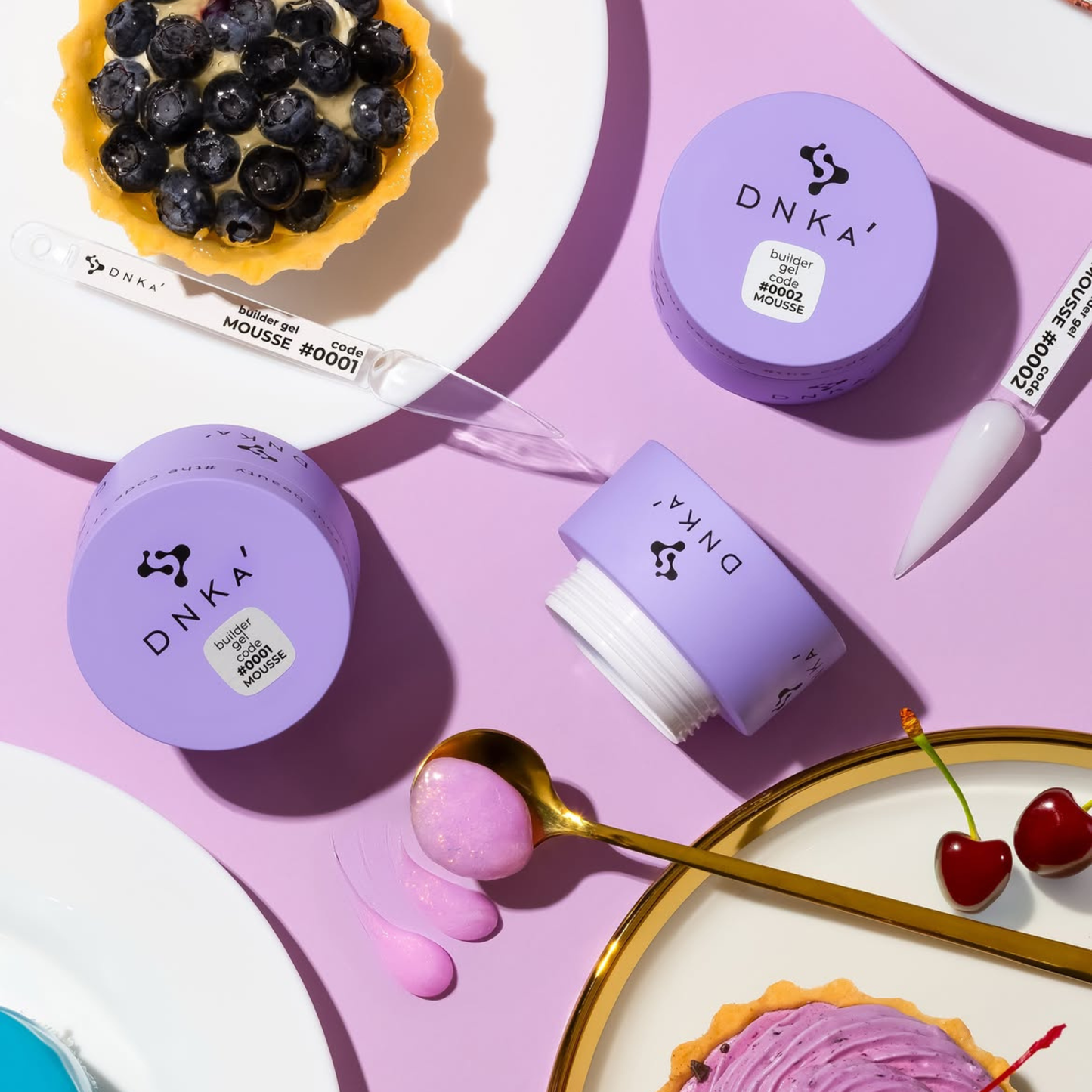 Гель моделюючий Builder Gel Mousse DNKa №0001 15 мл