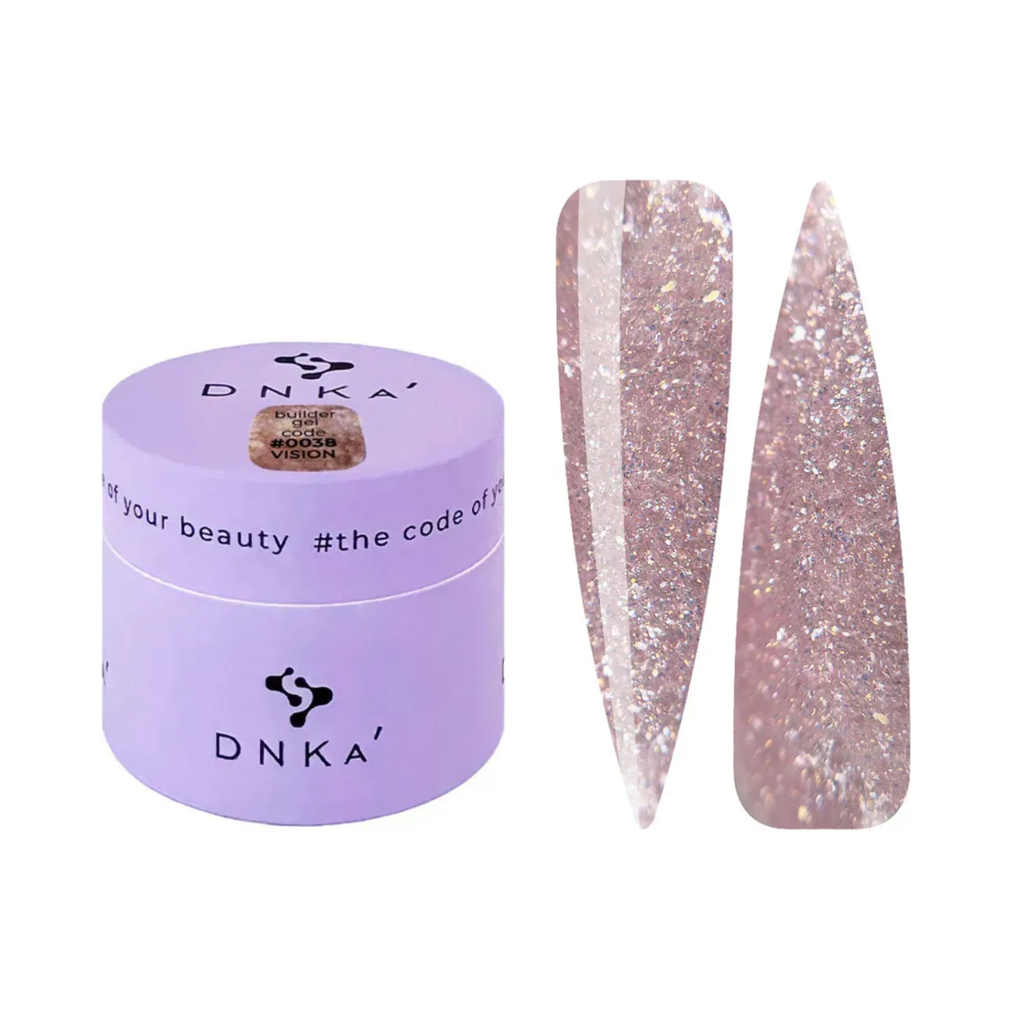Гель моделюючий Builder Gel DNKa №0038 Vision 15 мл