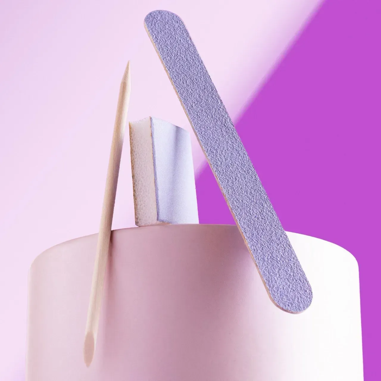 Набір для манікюру (пилочка, баф, апельсинова паличка) Manicure Set DNKa