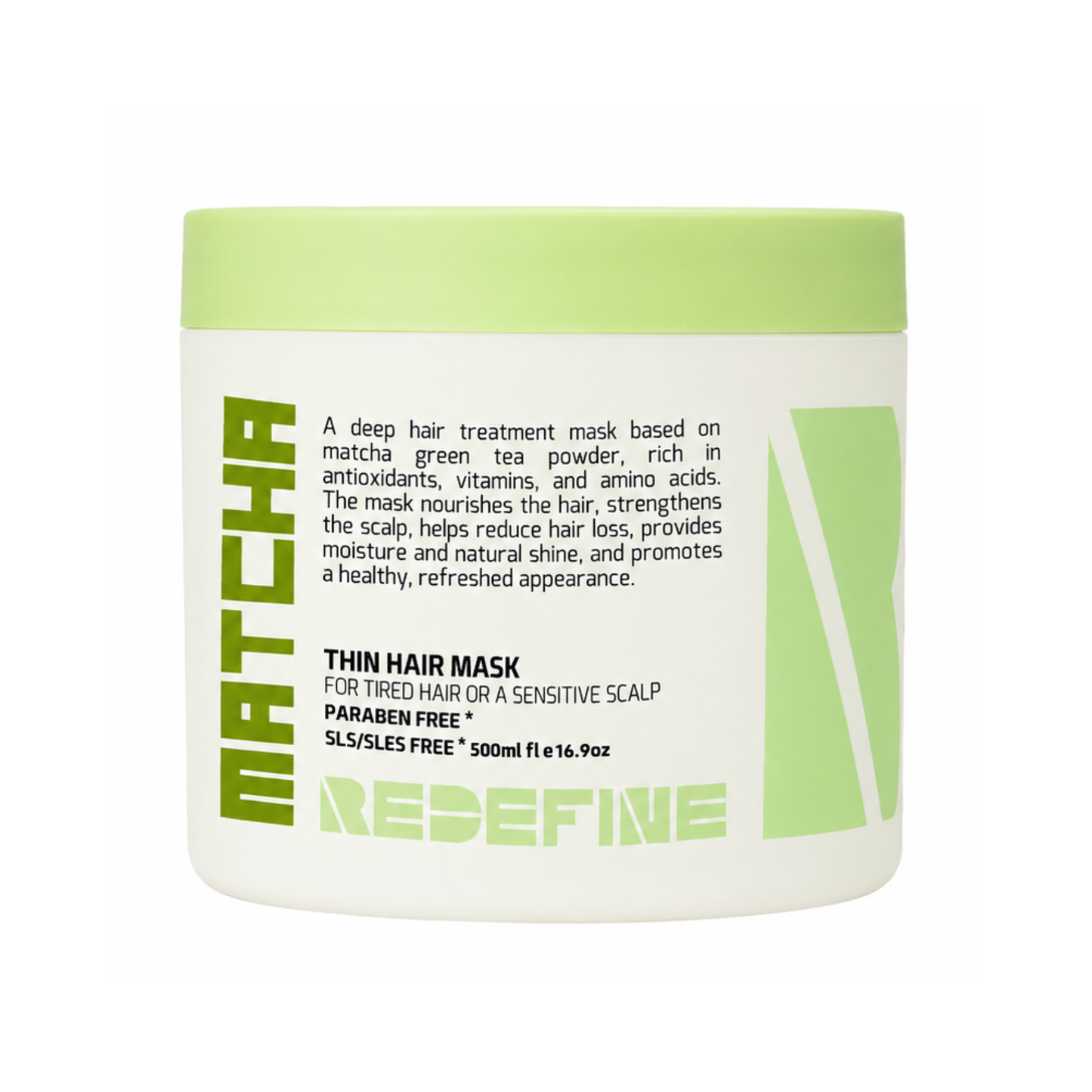 Маска для тонкого волосся Matcha, Redefine, 500 мл