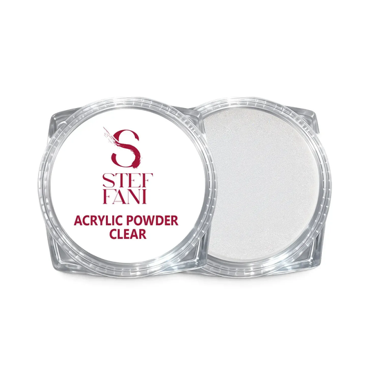 Акрилова пудра Acryl powder clear №01 Steffani 10 г