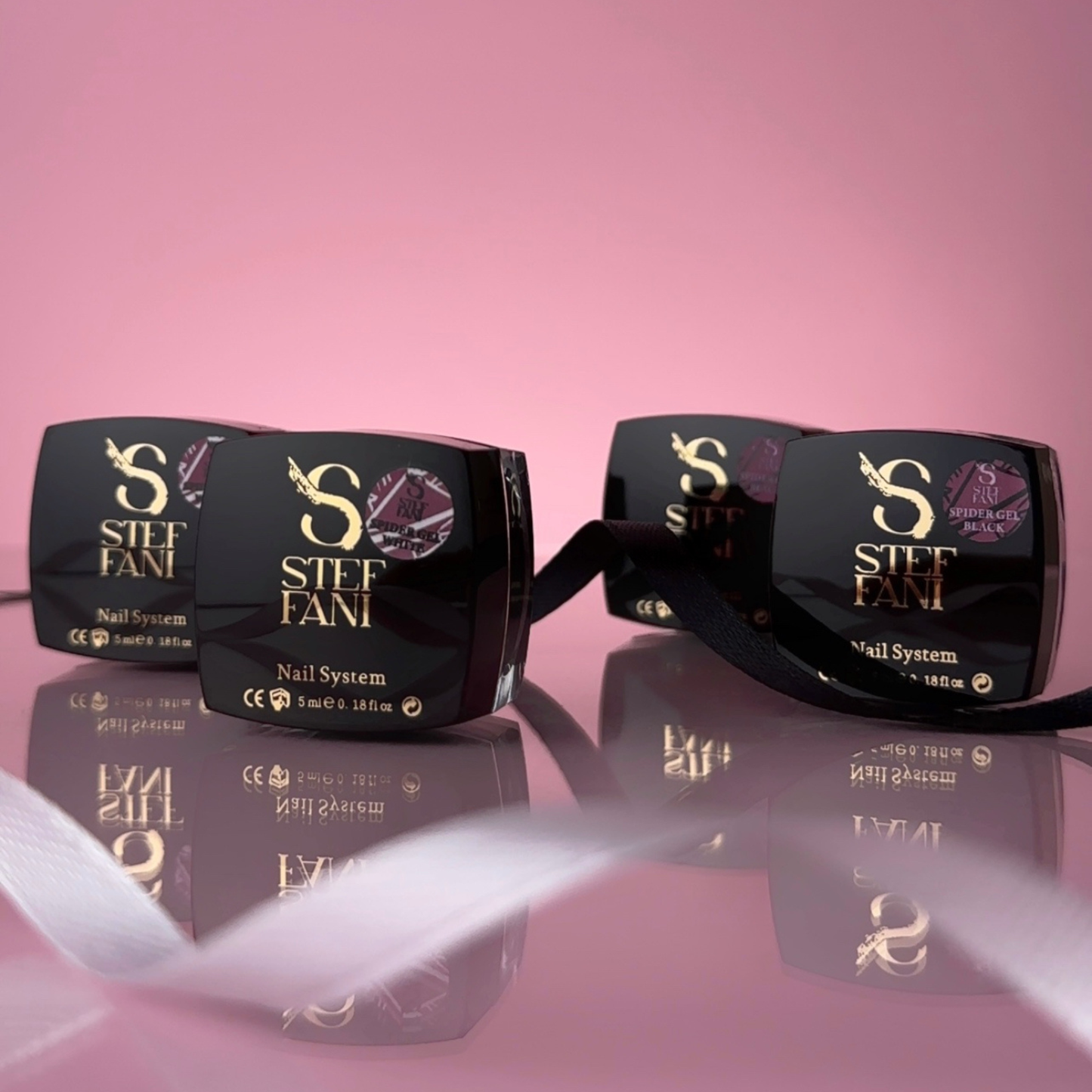 Гель-павутинка Spider Gel black Steffani 5 мл