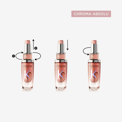 Олія-вуаль для фарбованого та мелірованого волосся РЕФІЛ Chroma Absolu L'huile Eclat Kerastase 75 мл