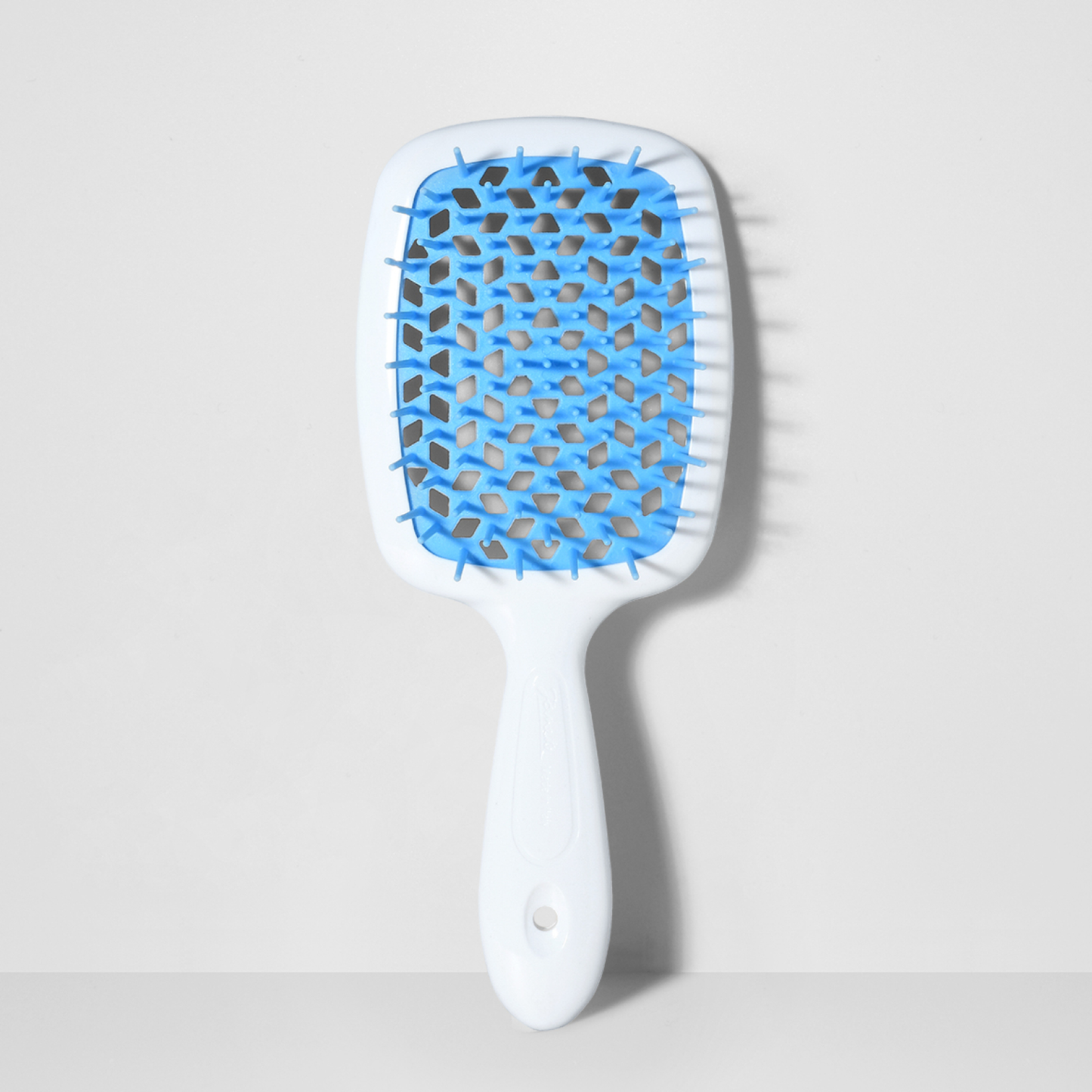 Щітка для волосся біло-блакитна Superbrush Janeke