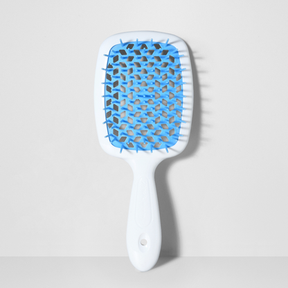 Щітка для волосся біло-блакитна Superbrush Janeke