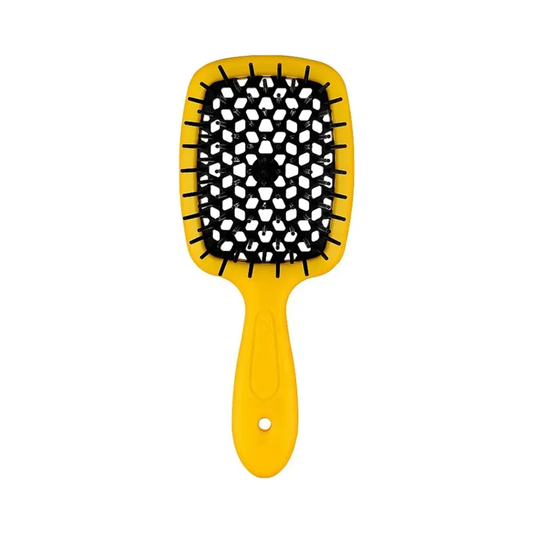 Щітка для волосся жовто-чорна Superbrush Janeke