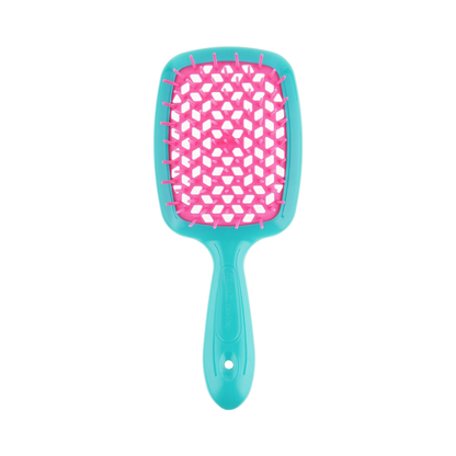 Щітка для волосся бірюзово-рожева Superbrush Janeke