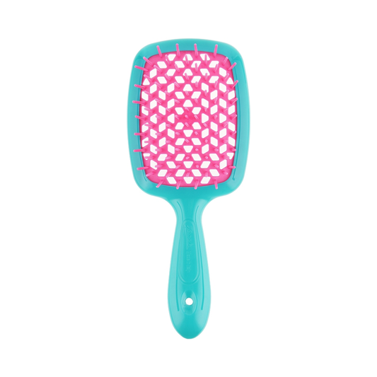 Щітка для волосся бірюзово-рожева Superbrush Janeke