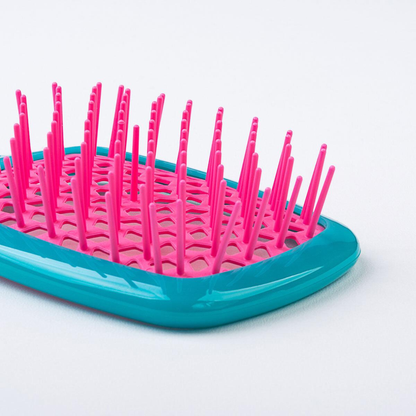 Щітка для волосся бірюзово-рожева Superbrush Janeke