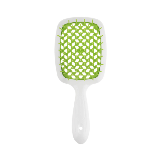 Щітка для волосся біло-зелена Superbrush Janeke