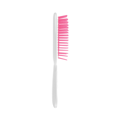 Щітка для волосся біло-малинова Superbrush Janeke