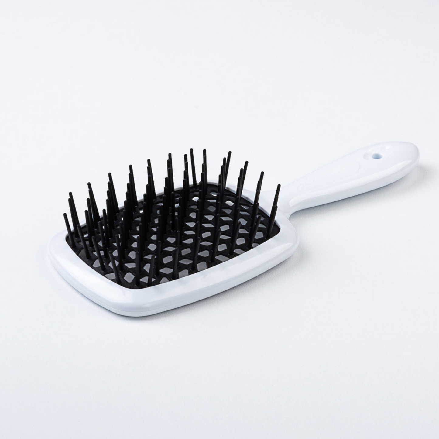 Щітка для волосся біло-чорна Superbrush Janeke