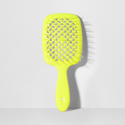 Щітка для волосся неоново-жовта Superbrush Janeke