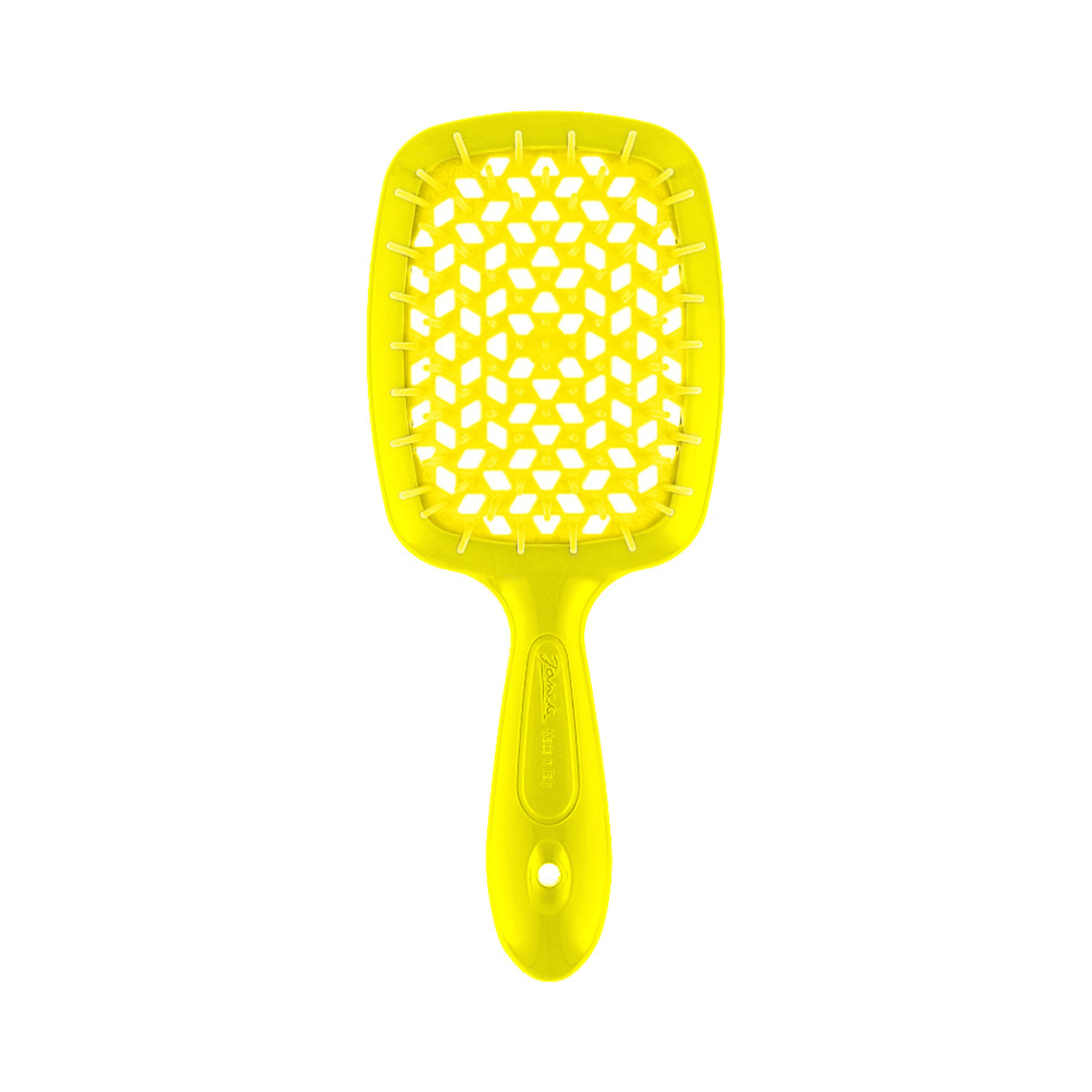 Щітка для волосся неоново-жовта Superbrush Janeke
