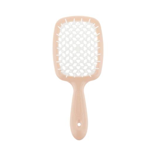 Щітка для волосся пудрово-біла Superbrush Janeke