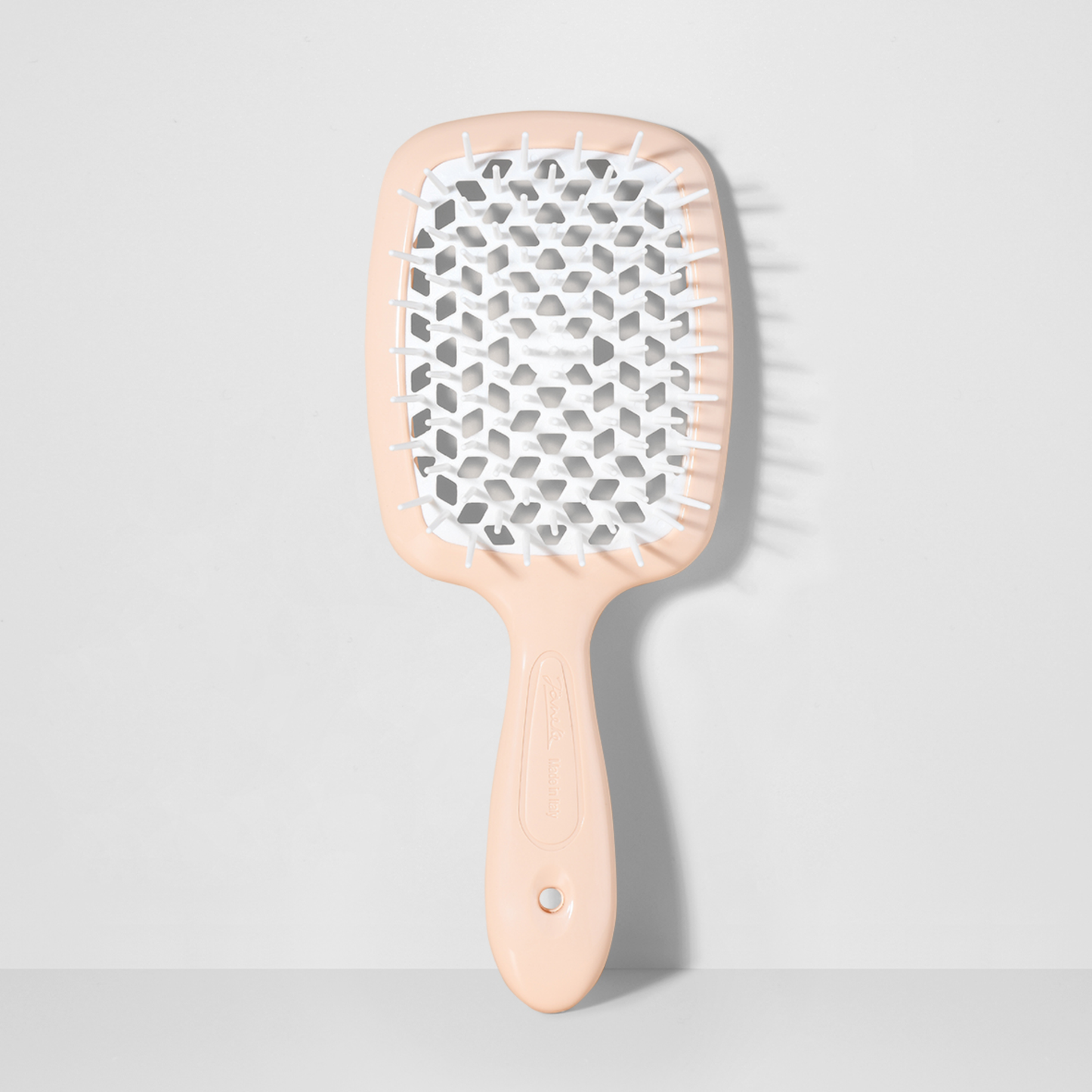 Щітка для волосся пудрово-біла Superbrush Janeke