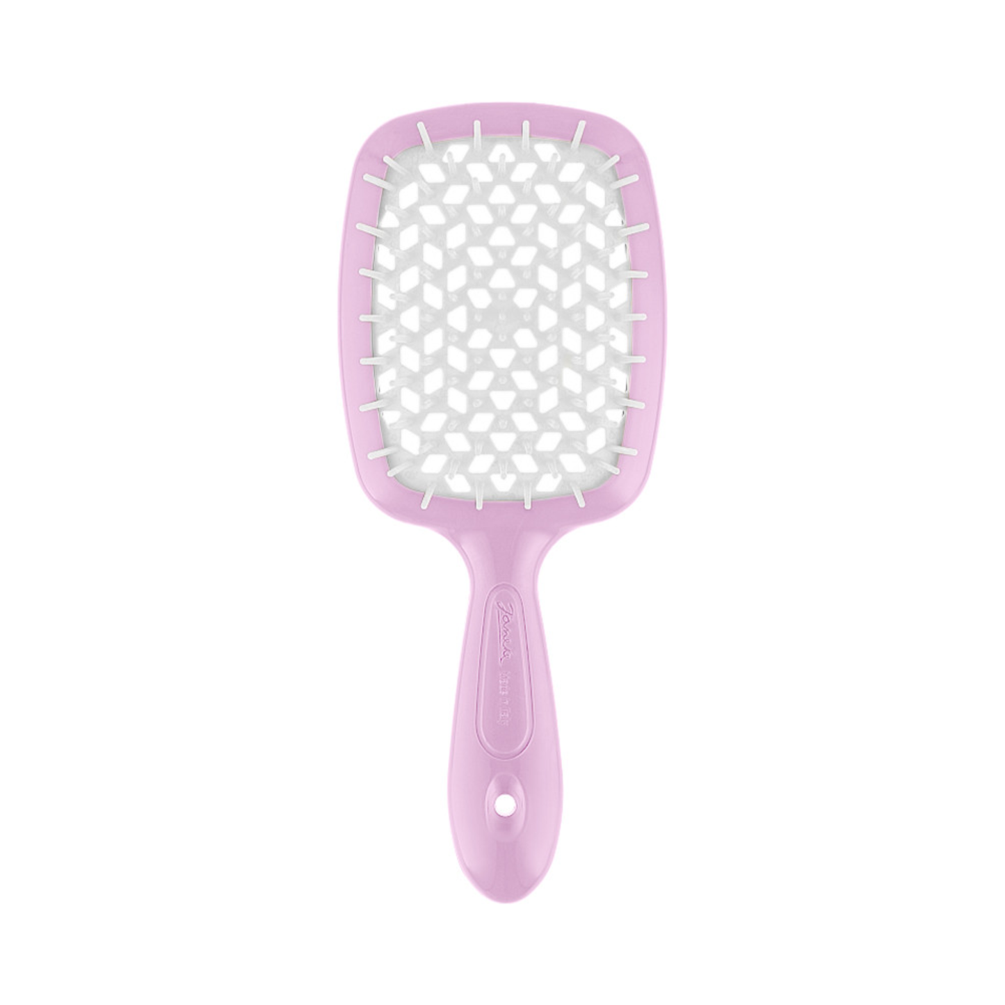 Щітка для волосся рожево-біла Superbrush Janeke