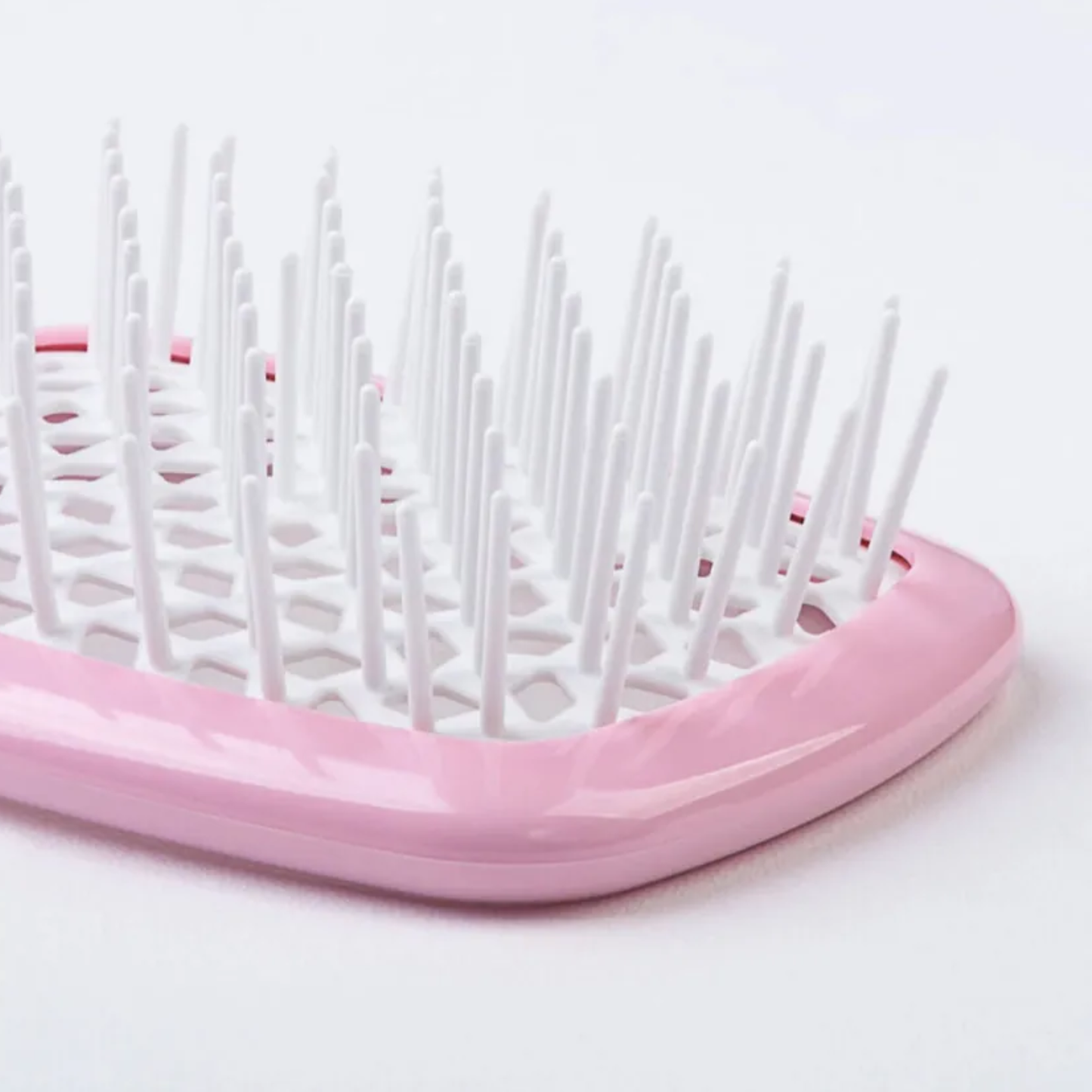Щітка для волосся рожево-біла Superbrush Janeke